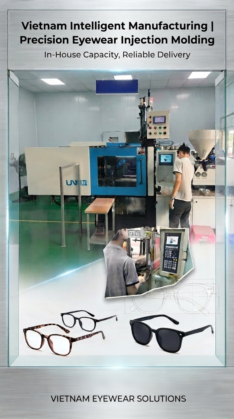 Showcasing eis selwer Besëtz intelligent Präzisioun Sprëtz molding Workshop an eisem Vietnam Brëller Fabrikatioun Hub.